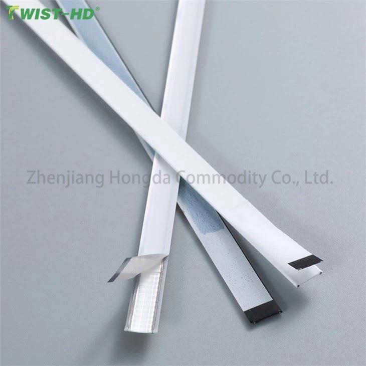 High Quality Customized Colour Adhesive Tin Tie Closure For Coffee Bags